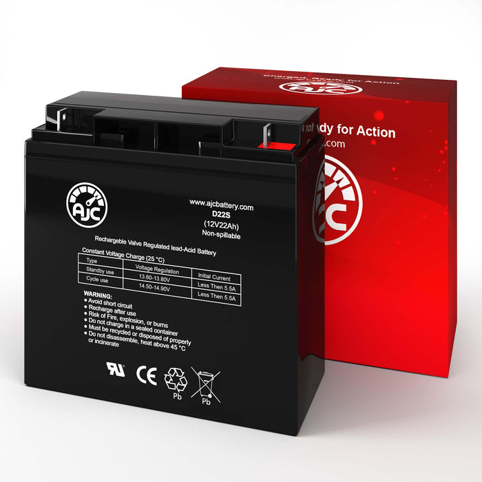 Electric Wheels EW-750 12V 22Ah Electric Scooter Replacement Battery-2