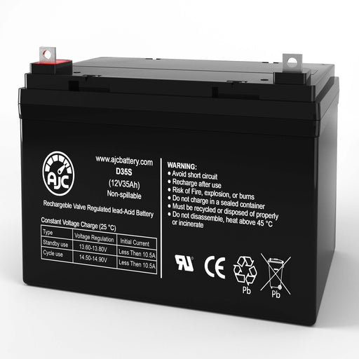 Pride Mobility BATLIQ1017 AGM 12V 35Ah Wheelchair Replacement Battery