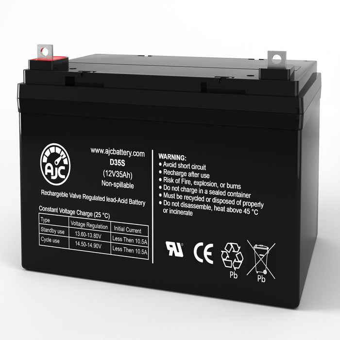 Theradyne EV1776-EV1866 12V 35Ah Wheelchair Replacement Battery