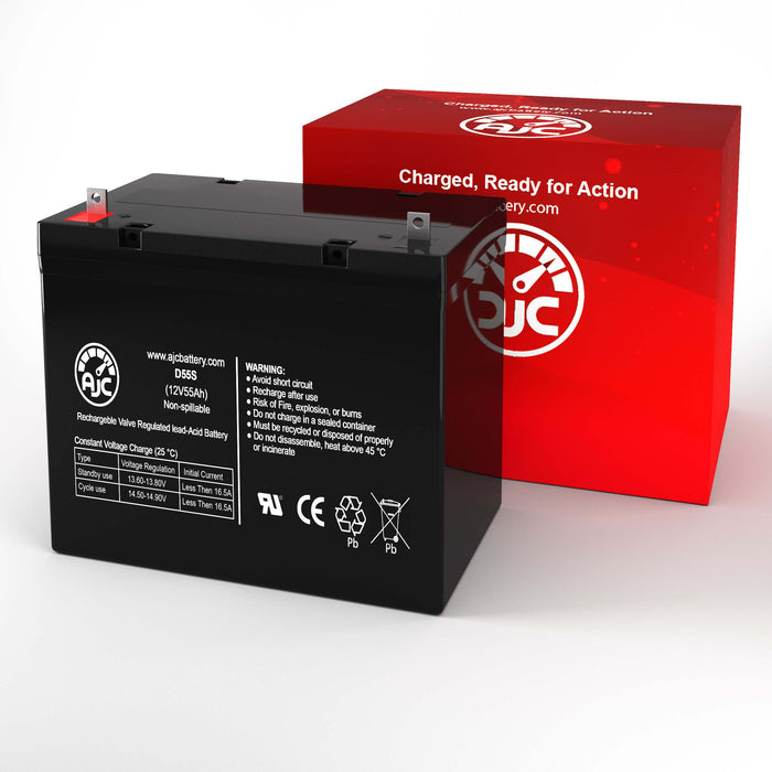 Universal Power Group UB12550 12V 55Ah UPS Replacement Battery-2