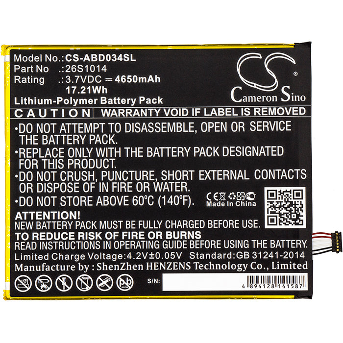 Amazon Kindle Fire 8 7 Generation Kindle Fire 8.7 Kindle Fire HD8 8TH L5S83A SX0340T SX034QT Tablet Replacement Battery-3