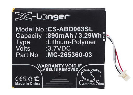 Amazon kindle 499 kindle 558 Kindle 7 Kindle 7th G Replacement Battery-main