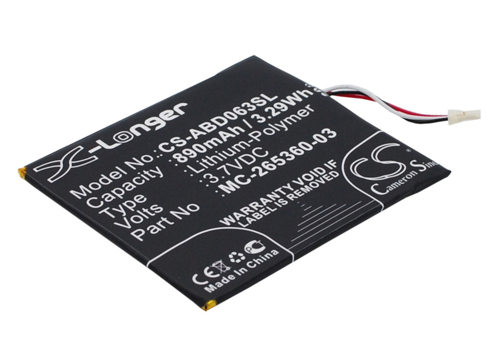 Amazon kindle 499 kindle 558 Kindle 7 Kindle 7th Generation Kindle 8 Kindle 8th Generation Kindle X SY69JL WP63GW eReader Replacement Battery-2