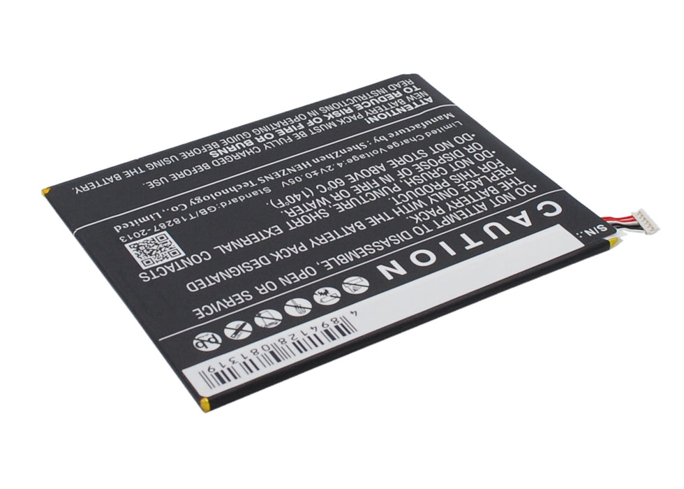 Alcatel One Touch Pixi 3 8.0 3G One Touch Pixi 3 8.0 WiFi One Touch Pixi 8 One Touch POP 7 One Touch Pop 7 LTE One Touch Po Tablet Replacement Battery-5