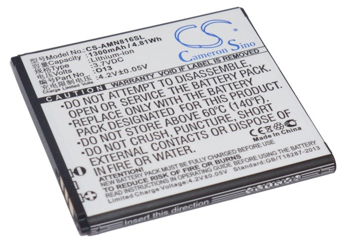 Amoi N806 N807 N816 N89 Replacement Battery-main