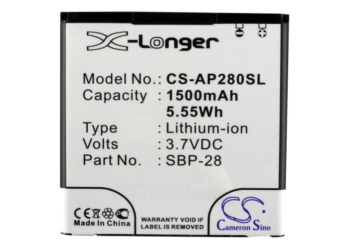 Asus A66 PadFone T20 Mobile Phone Replacement Battery-5