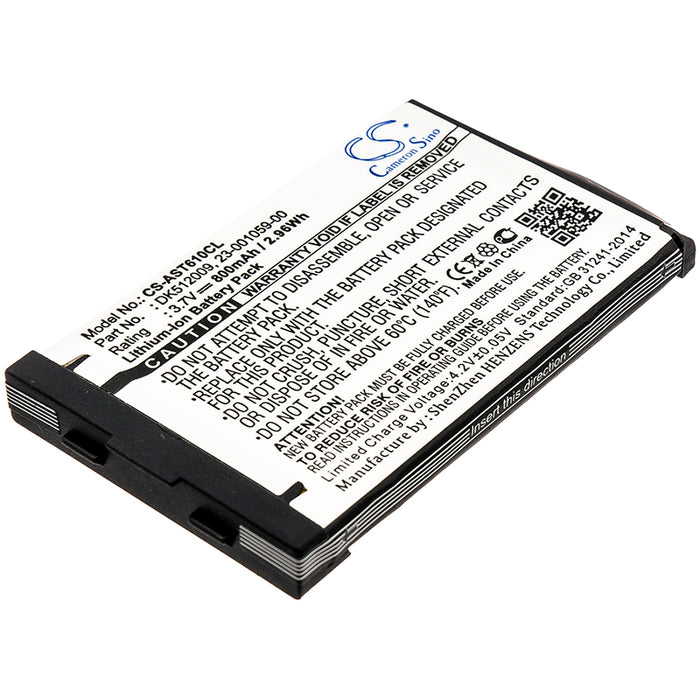 Aastra 600d 610d 612d 620d 622d 630d 632D 650c DTS Replacement Battery-main