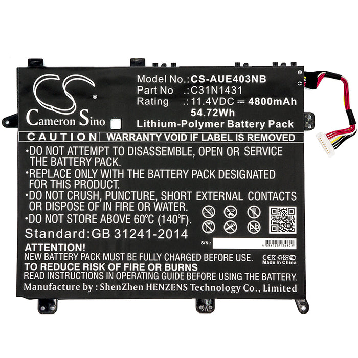 Asus E403NA-FA003T E403NA-FA007T E403NA-FA008T E403NA-FA024T E403NA-FA029T E403NA-FA042T E403NA-FA049T E403NA- Laptop and Notebook Replacement Battery-3