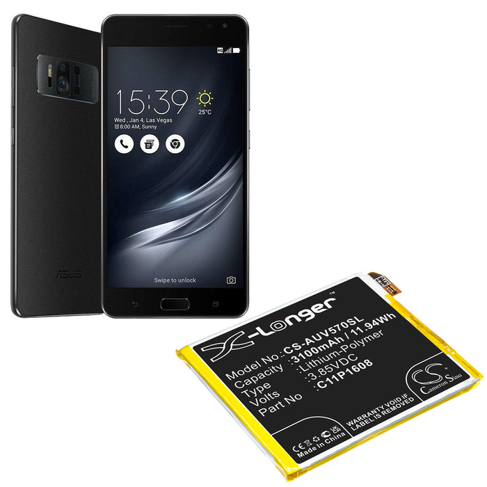 Asus A002A V570KL ZenFone AR ZS571KL Mobile Phone Replacement Battery-5