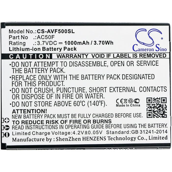 Archos 50F NEON Mobile Phone Replacement Battery-3