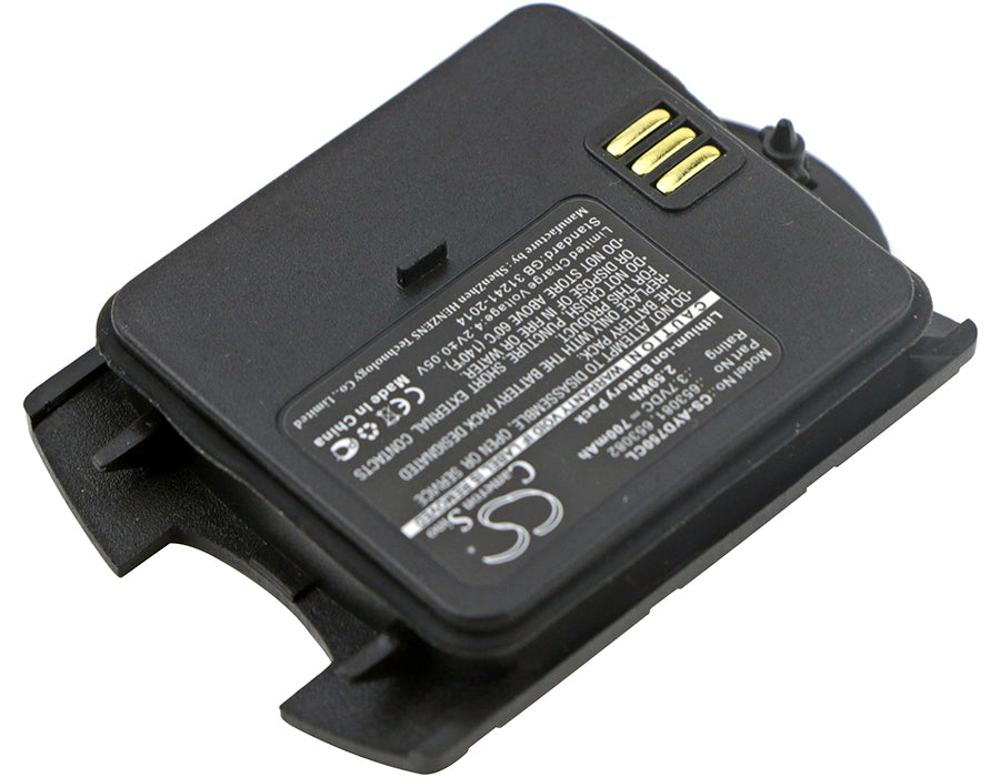 Ascom 9D24-FAADA 9D24-FBADA i75 Raid2 Talker MKI Talker 9D24 MKI Cordless Phone Replacement Battery-2