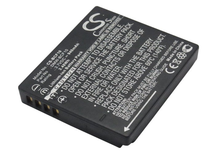 Panasonic Lumix DMC-FS4K Lumix DMC-FS8S Lumix DMC-F2K Lumix DMC-F2P Lumix DMC-F2S Lumix DMC-F3 Lumix DMC-F3K Lumix DMC-F3P  Camera Replacement Battery-2