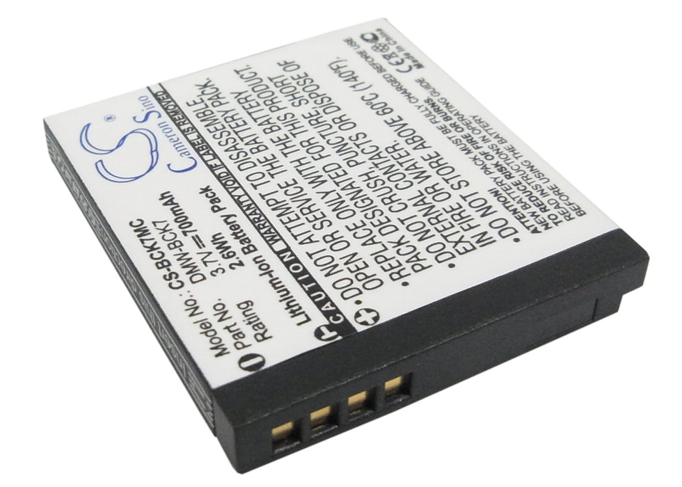 Panasonic Lumix DMC-FP77 Lumix DMC-FS14 Lumix DMC-FS22 Lumix DMC-FS41 Lumix DMC-FX80GK Lumix DMC-FH2K Lumix DMC FH2 Lumix D Camera Replacement Battery-2