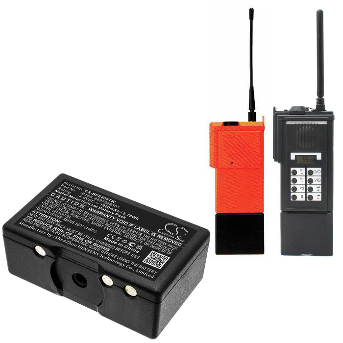 Bosch HFE-165 HFE-455 HFE-85 HFG Two Way Radio Replacement Battery-4