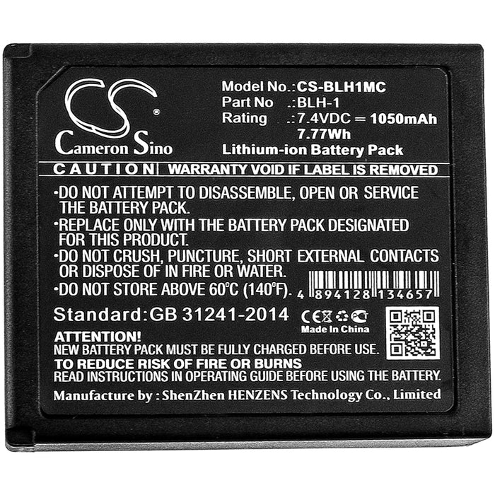 Olympus E-M1 E-M1 Mark II Mark II mirrorless OM-D 1050mAh Camera Replacement Battery-3