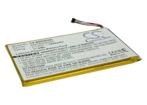 Barnes & Noble BNRB200 BNRV200 BNRV200A BNTV250 BN Replacement Battery-main