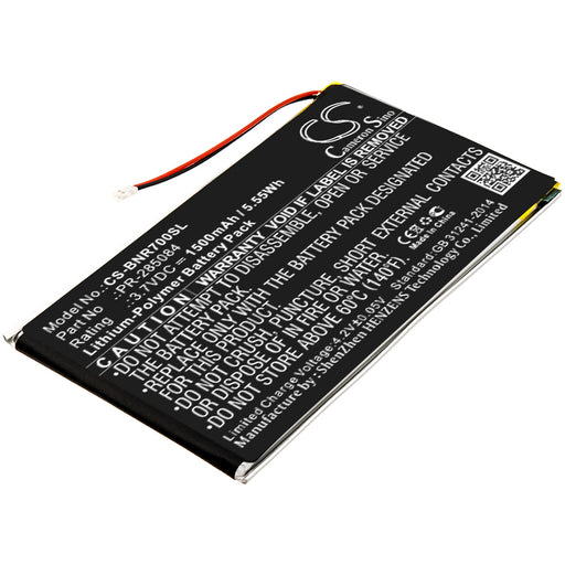 Barnes & Noble BNRV700 GlowLight Plus 7.8 Replacement Battery-main