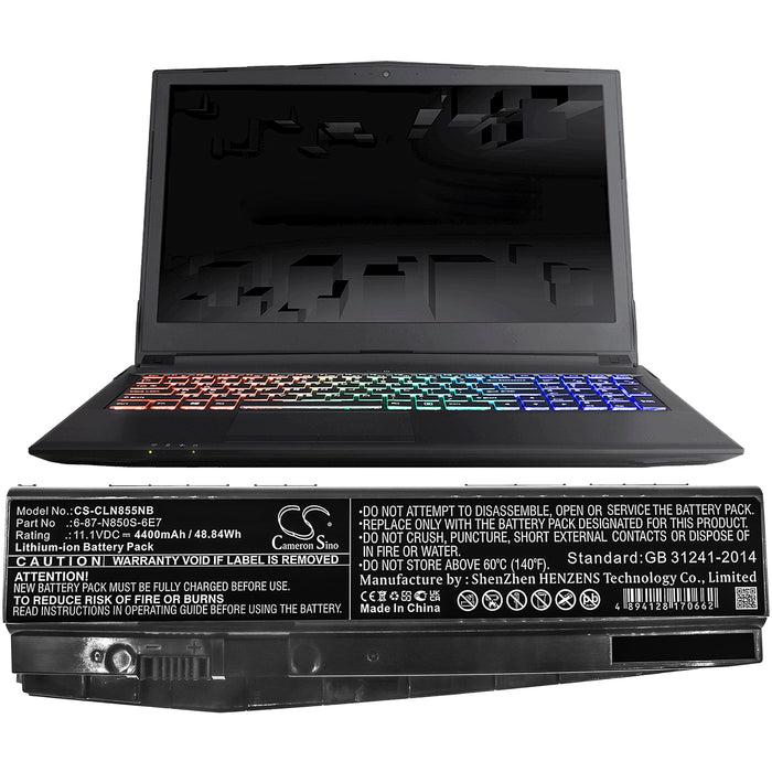Terrans Force DR5 PLUS DR5-1050TI-77SH1 DR5-1050TI-87SH1 DR7 PLUS DR7 PLUS 77SH2 DR7-PLUS-77SH1 DR7-PLUS-77SH2 Laptop and Notebook Replacement Battery-6