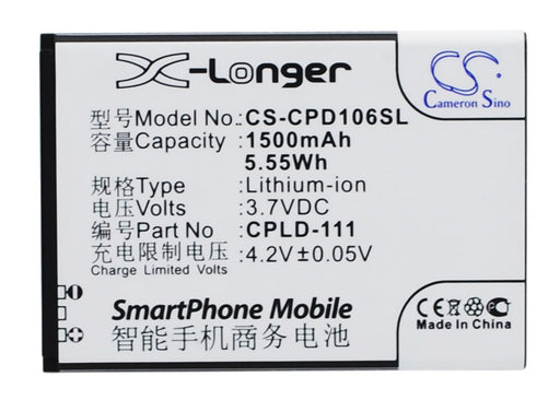 Coolpad 5213 5216d Replacement Battery-main