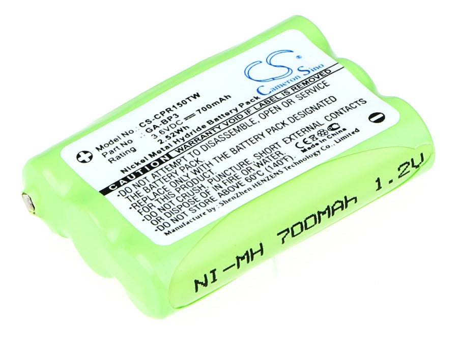 Cobra PR145 PR150 PR155 GMRS Replacement Battery-main
