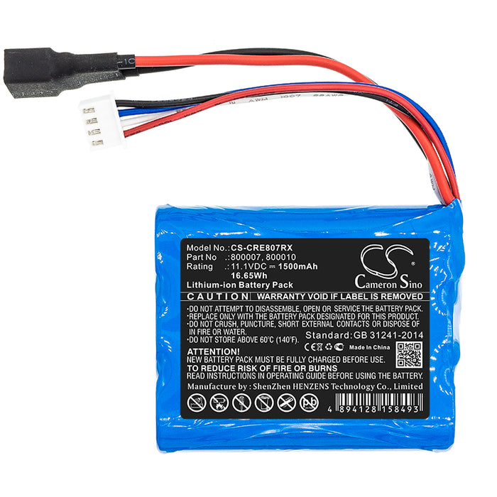 Carrera 800007 800010 1500mAh Car Replacement Battery-3