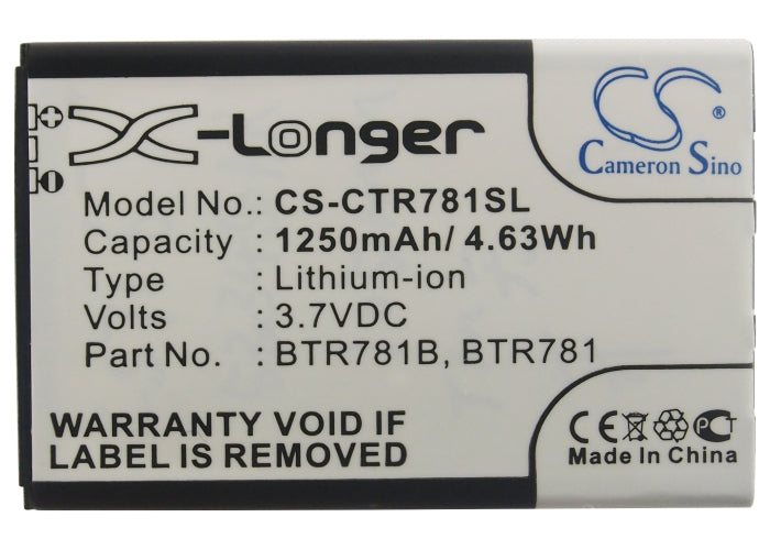 Casio C781 GzOne Ravine 2 Mobile Phone Replacement Battery-5