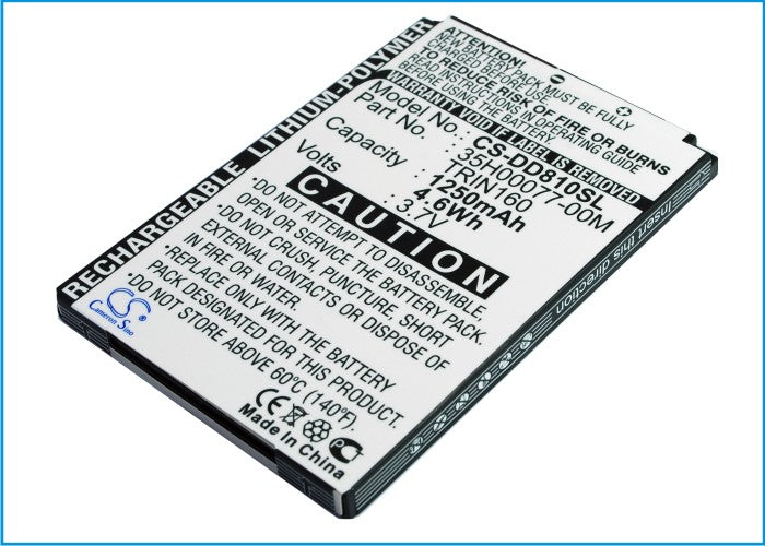 Audiovox PPC6800 PPC-6800 VX6800 1250mAh Replacement Battery-main