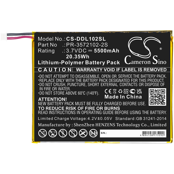 DigiLand Mobile 3 Mobile 4 Osmo Mobile 2 Osmo Mobile 3 Osmo Mobile 4 Tablet Replacement Battery-3