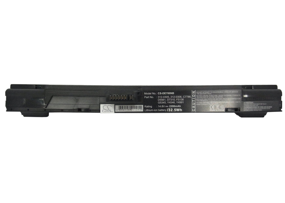 Dell Inspiron 700m Inspiron 710m 2200mAh Laptop and Notebook Replacement Battery-5