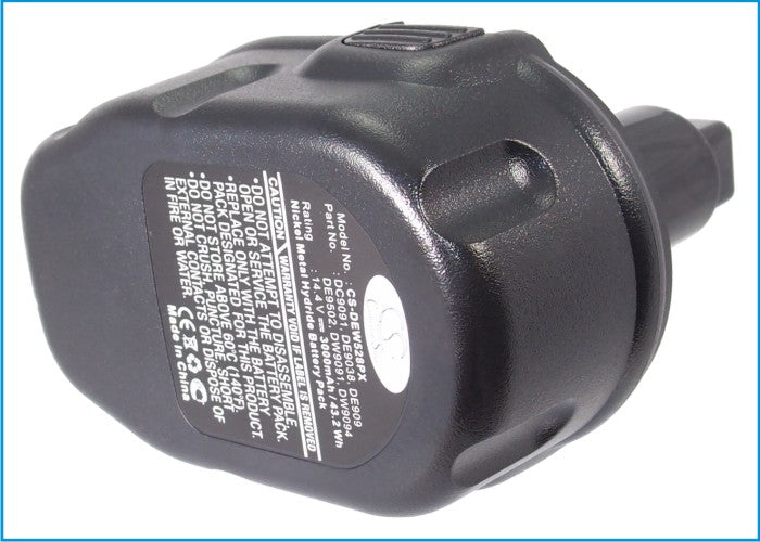 Dewalt DC528 Flashlight DC551KA DC61 Black 3000mAh Replacement Battery-3