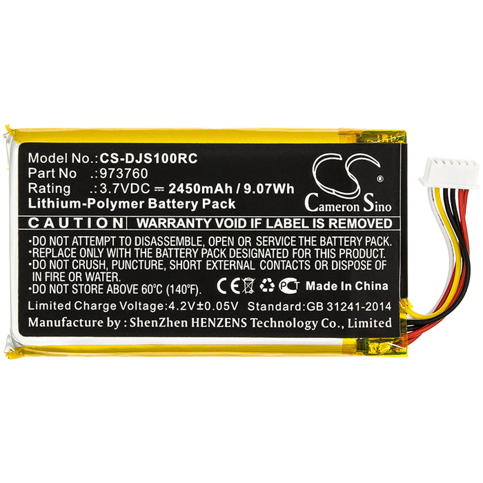 DJI Mavic Air 2 Mavic Pro Controller Pro Platinum Controller Spark Controller 2450mAh Drone Replacement Battery-3