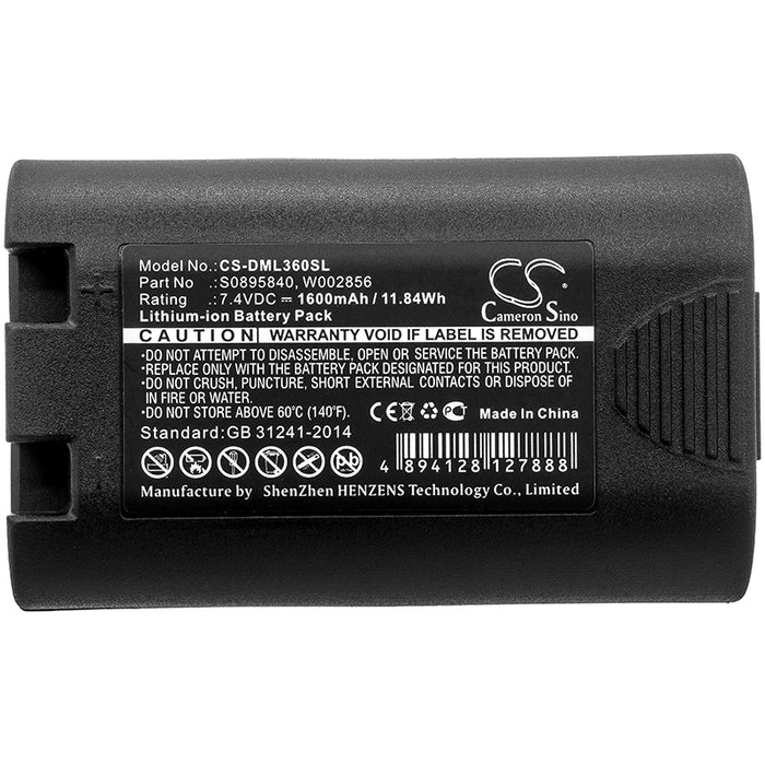 Dymo LabelManager 360D LabelManager 420P LM360D LM420P R5200 Rhino 4200 Rhino 420P Rhino 5200 Rhino LM 360D Printer Replacement Battery-3