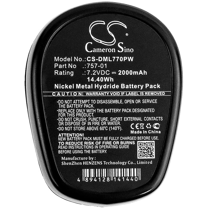 Dremel MultiPro 7700-01 MultiPro 7700-02 Replacement Battery-5