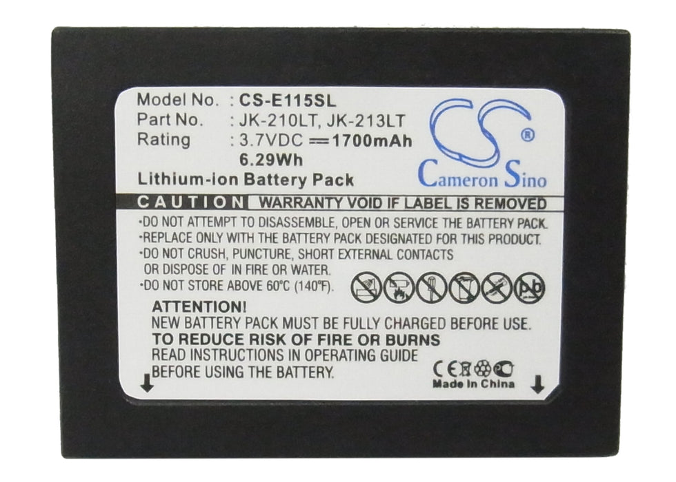 Casio Cassiopeia E100 Cassiopeia E105 Cassiopeia E-115 Cassiopeia E-125 Cassiopeia E125-CSC Cassiopeia E500 PDA Replacement Battery-5