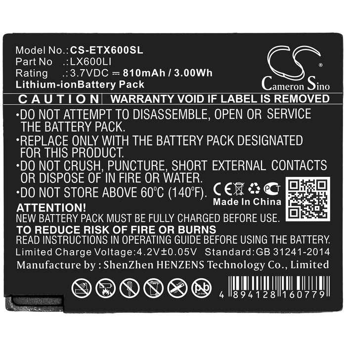 Eartec HUB Hub Systems UltraLITE Headphone Replacement Battery-3