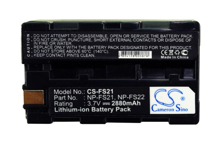 Sony DCR-PC1 DCR-PC1E DCR-PC2 DCR-PC2E DCR-PC3 DCR-PC3E DCR-PC4 DCR-PC4E DCR-PC5 DCR-PC5E DCR-PC5L DCR-TRV1VE 2880mAh Camera Replacement Battery-5