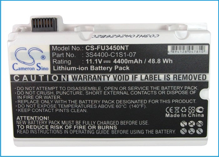 Fujitsu Amilo Pi3450 Amilo Pi3525 Amilo Pi3540 4400mAh White Laptop and Notebook Replacement Battery-5