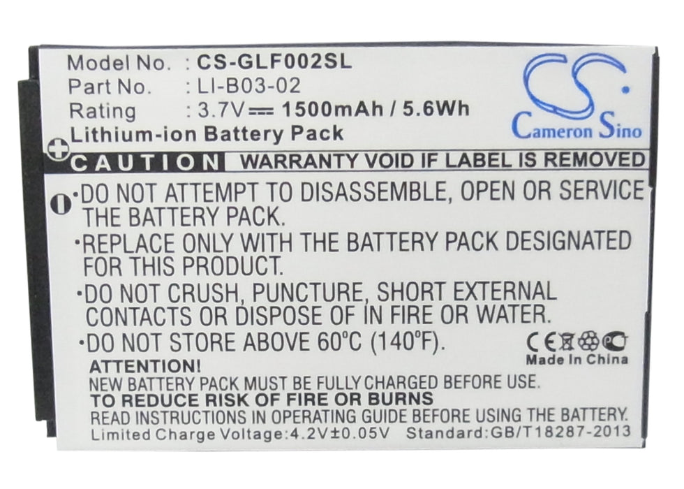 Golf Buddy GB3 Platinum Platinum Range Finder World Platinum World Platinum II GPS Replacement Battery-5