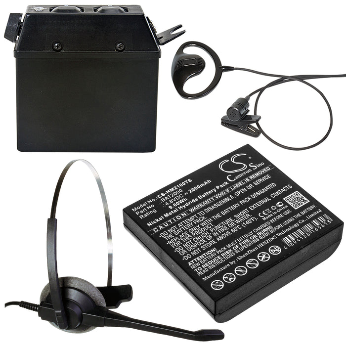 HME COM 2000 2000mAh Headphone Replacement Battery-4