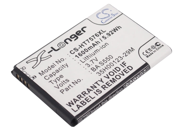 HTC 7 Pro T7576 1600mAh Replacement Battery-main