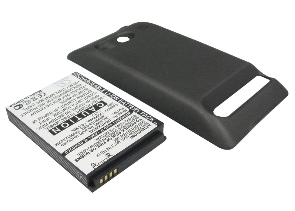Sprint A9292 EVO 4G Supersonic 2200mAh Black Mobile Phone Replacement Battery-2