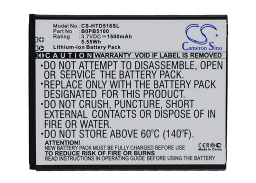 HTC D316 D316d D516 D516c D516d D516t D516 1500mAh Replacement Battery-main