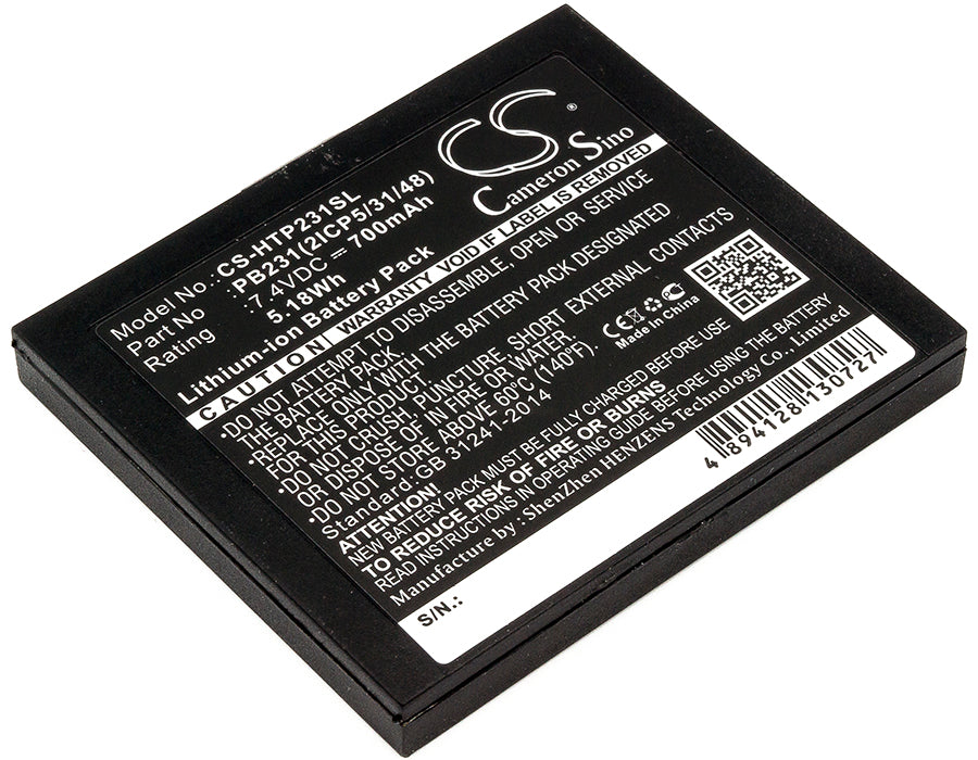 Hiti Pringo P231 Pringo P231 Photo Printer Replacement Battery-main