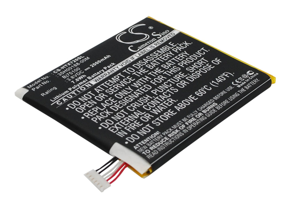 At&T One X Plus s728e Mobile Phone Replacement Battery-2