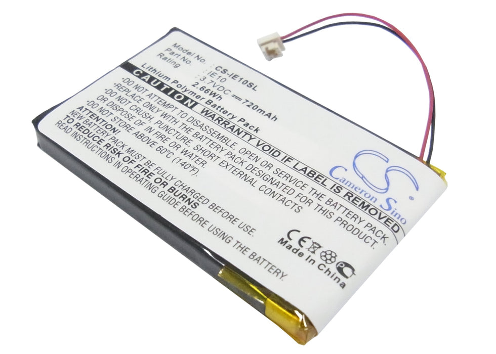 Iriver E10 E10CT HDD Jukebox IRI-E10 Replacement Battery-main