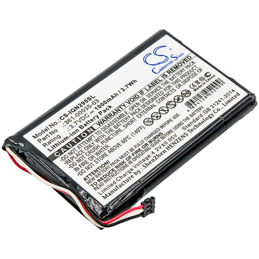 Garmin 010-01316-00 A3AVDG03 Nuvi 2405 Nuvi 24 GPS Replacement Battery-main