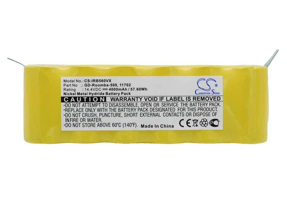Auto Cleaner Intelligent Floor Vac M-488 4000mAh Replacement Battery-main