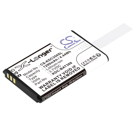 Koamtac KDC-250 KDC-300 KDC350CF-G6SR-R2 KDC350CFi-G6SR-3K-R2 KDC350CFi-G6SR-R2 KDC350CFi-G6SR-R2-WFG KDC350C-G6SR-3K-R2 K Barcode Replacement Battery