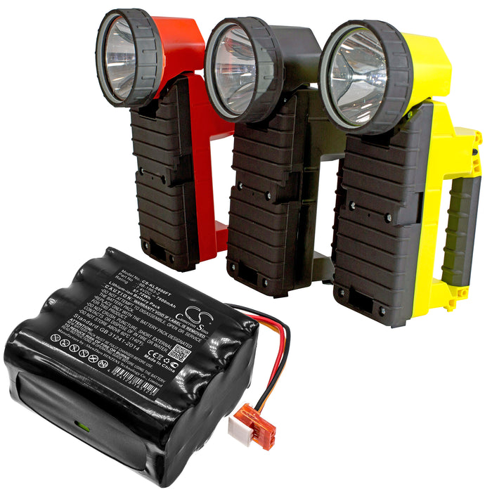 Koehler Lighthawk 600 Lighthawk 600 Lumens Lighthawk Gen II LED 7800mAh Flashlight Replacement Battery-6