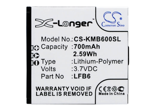 Kazam Life B6 Replacement Battery-main